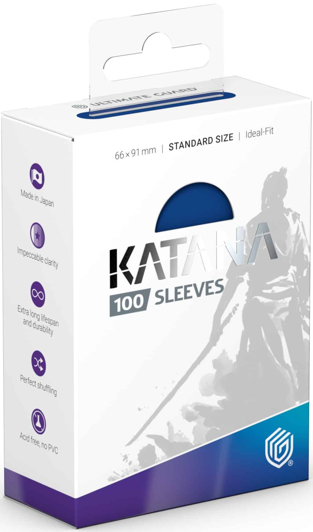 UG Katana Blue Bird Sleeves 100CT image 0